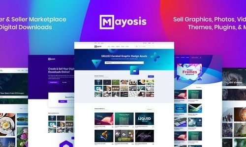 Mayosis - 数字市场WordPress主题