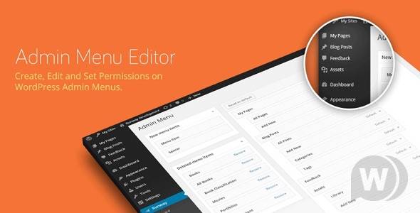 Admin Menu Editor Pro-WordPress管理面板菜单编辑器