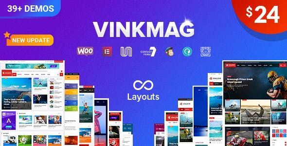 Vinkmag-高级WordPress新闻主题模板
