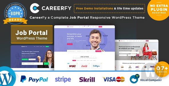 Careerfy-WordPress工作板主题模板