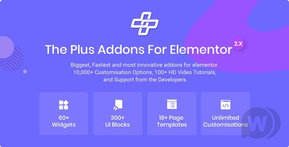 Plus - Addon for Elementor Page Builder WordPress插件