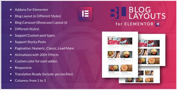Blog Layouts for Elementor-WordPress的Elementor博客布局插件