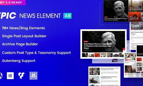 Epic-news-elements-Elementor和WPBakery的新闻项目