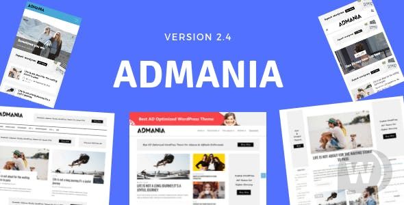 Admania-适用于Adsense和联盟会员的AD优化WordPress主题