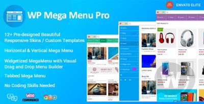 WP Mega Menu Pro - WordPress响应菜单