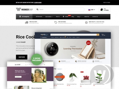 WoonderShop-适用于电子商务专业人员的WooCommerce主题