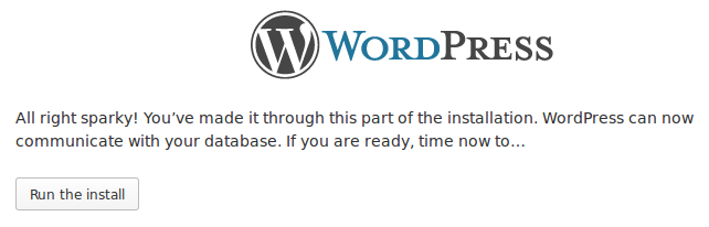 WordPress界面