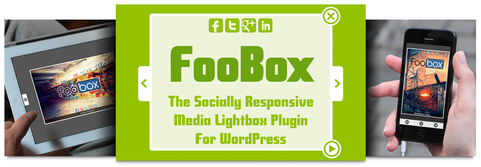 Foobox：具有社会反应力的媒体灯箱插件